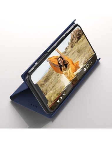 Etui ARAREE Bonnet stand pour IPHONE 11 PRO bleu