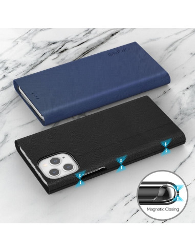 Etui ARAREE Bonnet stand pour IPHONE 11 PRO bleu