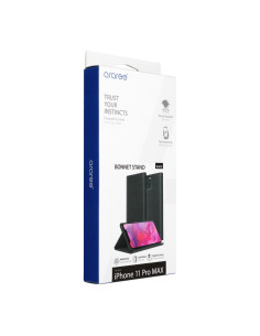 Coque ARAREE Handmade Bonnet stand pour IPHONE 11 PRO MAX noir