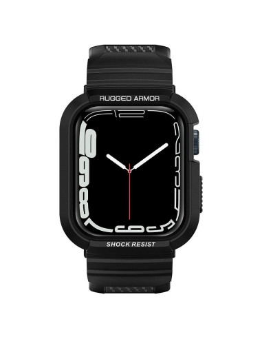 SPIGEN Rugged Armor ”PRO” case for APPLE Watch 4 / 5 / 6 / 7 / 8 / 9 / SE (40 / 41 mm) black