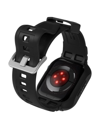 SPIGEN Rugged Armor ”PRO” case for APPLE Watch 4 / 5 / 6 / 7 / 8 / 9 / SE (40 / 41 mm) black