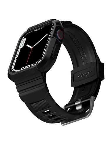 SPIGEN Rugged Armor ”PRO” case for APPLE Watch 4 / 5 / 6 / 7 / 8 / 9 / SE (40 / 41 mm) black
