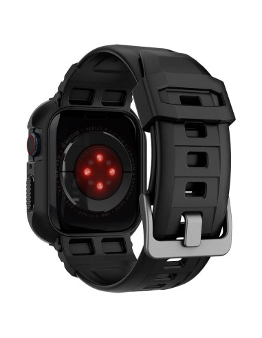 SPIGEN Rugged Armor ”PRO” case for APPLE Watch 4 / 5 / 6 / 7 / 8 / 9 / SE (40 / 41 mm) black