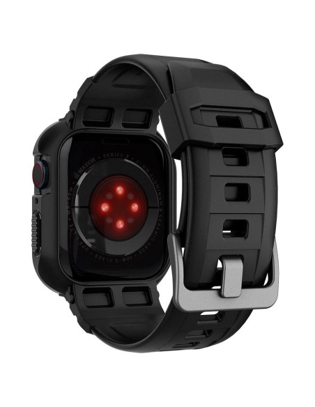SPIGEN Rugged Armor ”PRO” case for APPLE Watch 4 / 5 / 6 / 7 / 8 / 9 / SE (40 / 41 mm) black