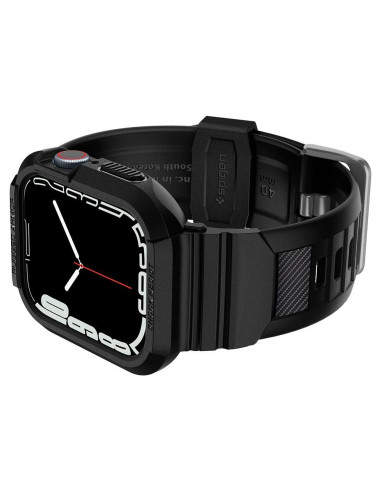SPIGEN Rugged Armor ”PRO” case for APPLE Watch 4 / 5 / 6 / 7 / 8 / 9 / SE (40 / 41 mm) black