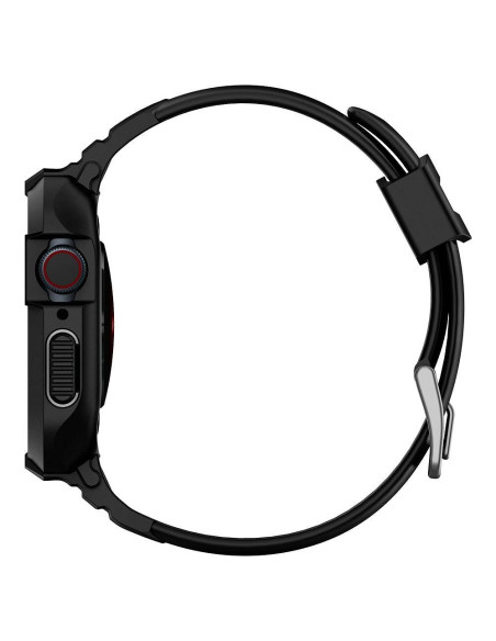 SPIGEN Rugged Armor ”PRO” case for APPLE Watch 4 / 5 / 6 / 7 / 8 / 9 / SE (40 / 41 mm) black