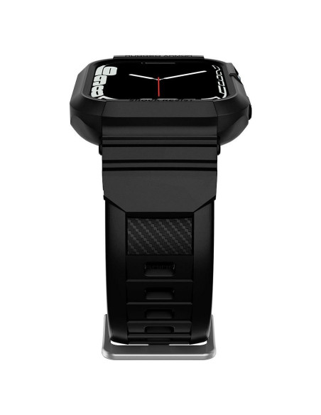 SPIGEN Rugged Armor ”PRO” case for APPLE Watch 4 / 5 / 6 / 7 / 8 / 9 / SE (40 / 41 mm) black