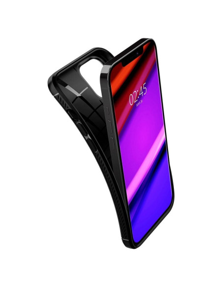 SPIGEN Rugged Armor pour IPHONE 12 / 12 PRO NOIR MAT