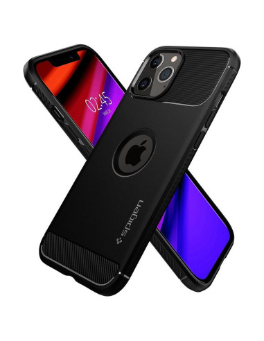 SPIGEN Rugged Armor pour IPHONE 12 / 12 PRO NOIR MAT
