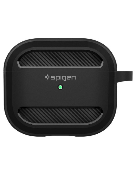 Coque SPIGEN Rugged Armor pour AIRPODS 3 2021 noir mat