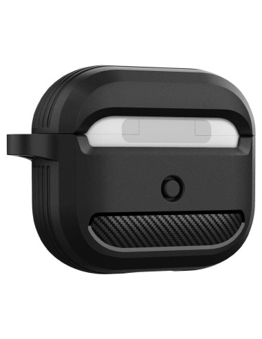Coque SPIGEN Rugged Armor pour AIRPODS 3 2021 noir mat