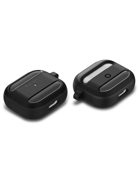 Coque SPIGEN Rugged Armor pour AIRPODS 3 2021 noir mat