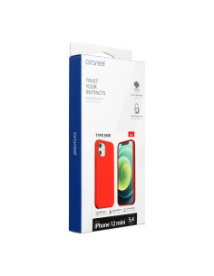 Coque ARAREE Typoskin pour IPHONE 12 MINI ROUGE