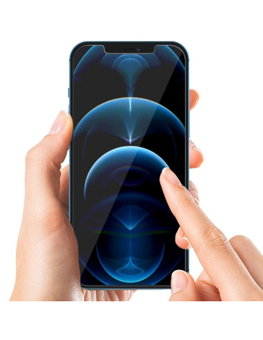 Verre trempe antibacterien ARAREE Sub Core pour IPHONE 12 MINI transparent