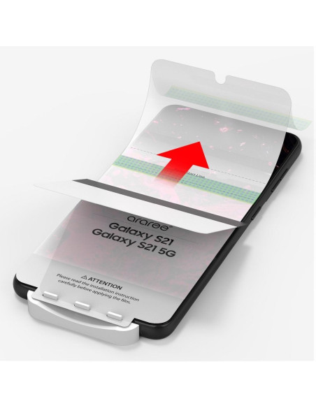 Film hybride ARAREE Pure Diamond pour SAMSUNG S21 PLUS transparent