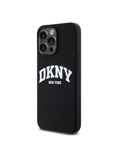 Coque DKNY pour IPHONE 13 Pro Max compatible avec MagSafe DKHMP13XSNYACH (DKNY HC MagSafe Silicone W/White Arch Logo) noir