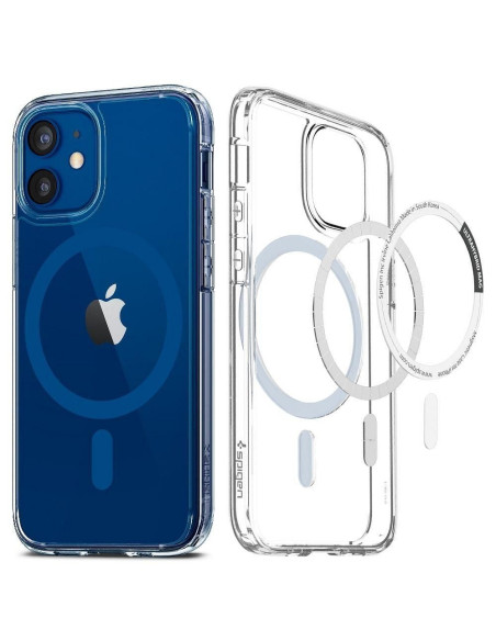 Coque SPIGEN Ultra Hybrid Mag pour IPHONE 12 / 12 PRO bleu