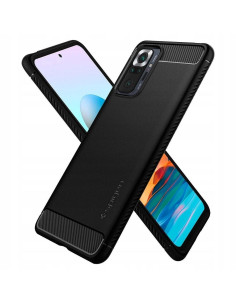 Coque SPIGEN Rugged Armor pour XIAOMI Redmi NOTE 10 PRO / 10 PRO MAX noir mat 2