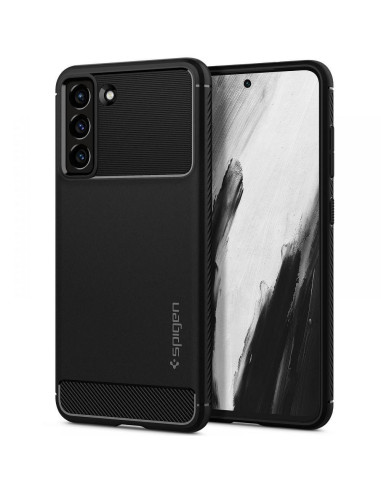 SPIGEN Coque Rugged Armor pour SAMSUNG S21 FE noir mat