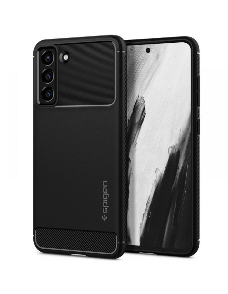 SPIGEN Coque Rugged Armor pour SAMSUNG S21 FE noir mat