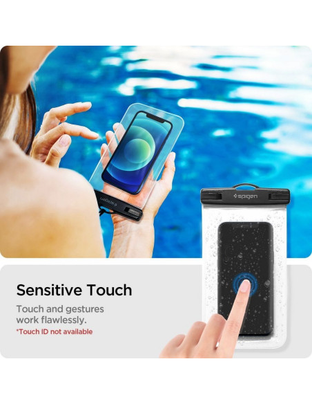 SPIGEN A601 Universal Waterproof case transparent 2-PAC