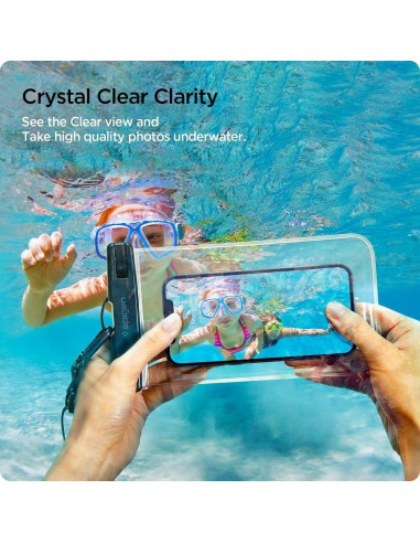 SPIGEN A601 Universal Waterproof case transparent 2-PAC