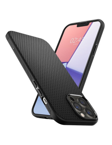 Coque SPIGEN Liquid Air pour IPHONE 13 PRO MAX noir mat