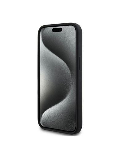 Coque DKNY pour IPHONE 14 compatible avec MagSafe DKHMP14SSNYACH (DKNY HC MagSafe Silicone W/White Arch Logo) noir