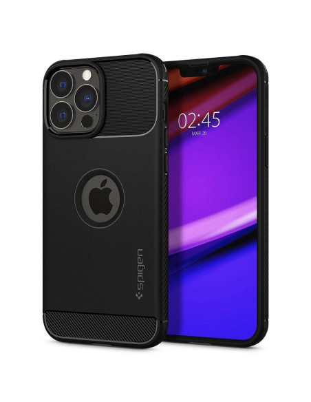 Coque SPIGEN Rugged Armor pour IPHONE 13 PRO matte black
