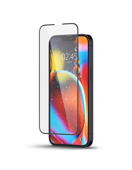 Tempered glass SPIGEN GLASS FC for IPHONE 13 PRO MAX / 14 PLUS black