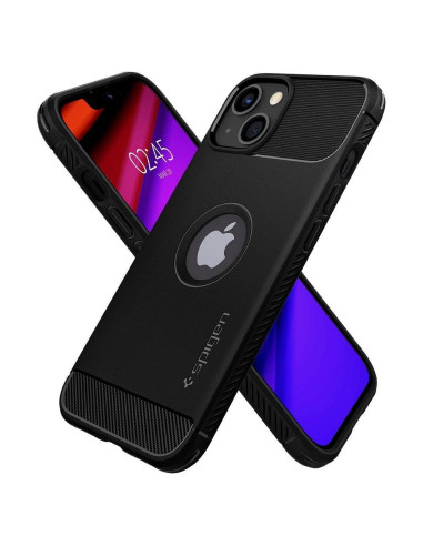 Coque SPIGEN Rugged Armor pour IPHONE 13 matte black
