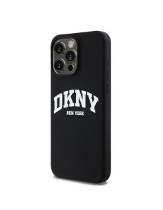 Coque DKNY pour IPHONE 14 Pro Max compatible avec MagSafe DKHMP14XSNYACH (DKNY HC MagSafe Silicone W/White Arch Logo) noir 2