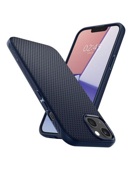 Coque SPIGEN Liquid Air pour IPHONE 13 bleu marine