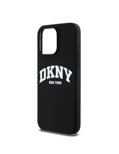 Coque DKNY pour IPHONE 14 Pro Max compatible avec MagSafe DKHMP14XSNYACH (DKNY HC MagSafe Silicone W/White Arch Logo) noir