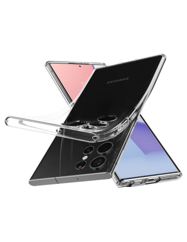 Coque SPIGEN Luqid Crystal pour SAMSUNG S22 ULTRA transparent