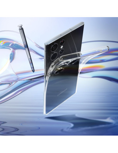 Coque SPIGEN Luqid Crystal pour SAMSUNG S22 ULTRA transparent