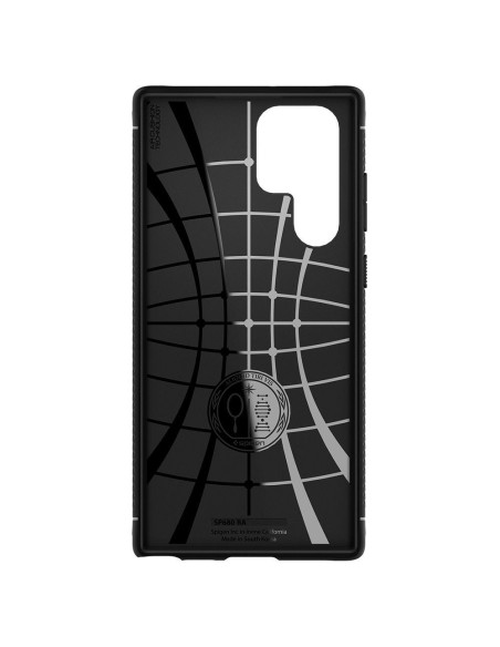 Coque SPIGEN Rugged Armor pour SAMSUNG S22 ULTRA matte black