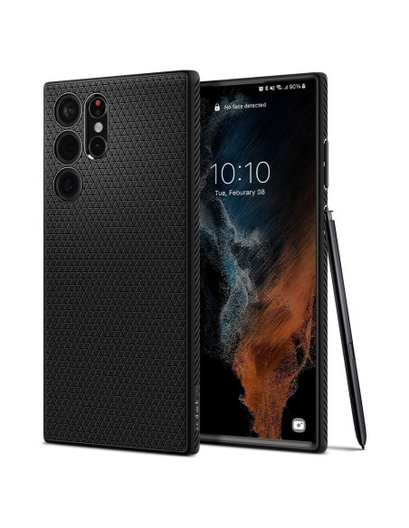Coque SPIGEN Luqid Air pour SAMSUNG S22 ULTRA matte black