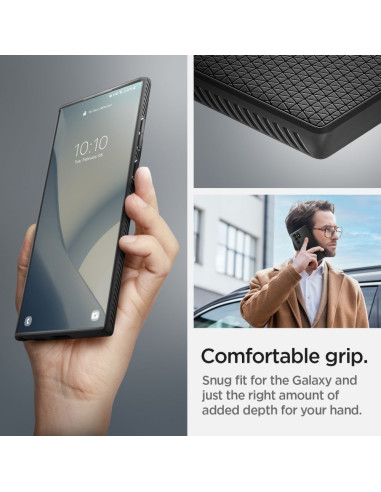 Coque SPIGEN Luqid Air pour SAMSUNG S22 ULTRA matte black