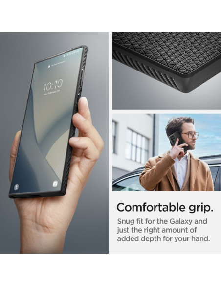 Coque SPIGEN Luqid Air pour SAMSUNG S22 ULTRA matte black