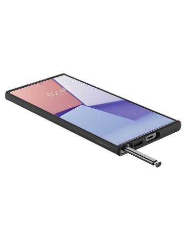 Coque SPIGEN Ultra Hybrid pour SAMSUNG S22 ULTRA matte black