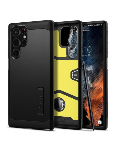 Coque SPIGEN Tough Armor pour SAMSUNG S22 ULTRA black
