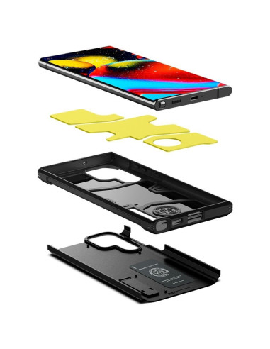 Coque SPIGEN Tough Armor pour SAMSUNG S22 ULTRA black
