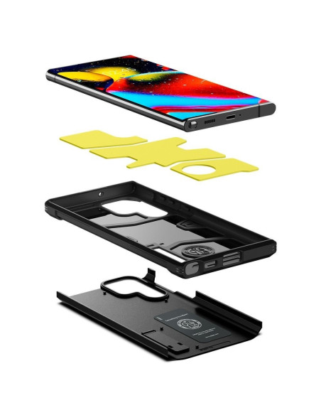 Coque SPIGEN Tough Armor pour SAMSUNG S22 ULTRA black