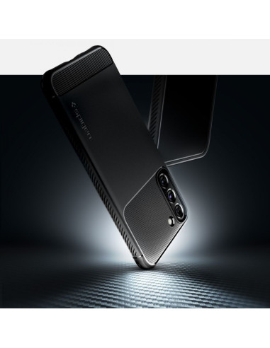 Coque SPIGEN Rugged Armor pour SAMSUNG S22 matte black