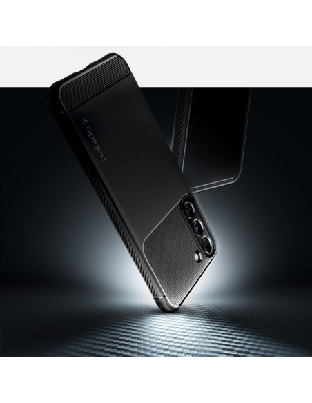 Coque SPIGEN Rugged Armor pour SAMSUNG S22 matte black