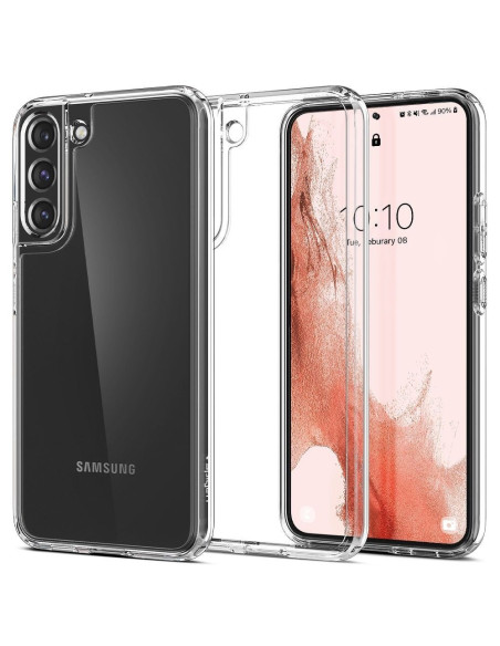 Coque SPIGEN Ultra Hybrid pour SAMSUNG S22 transparent