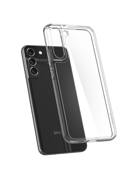 Coque SPIGEN Ultra Hybrid pour SAMSUNG S22 transparent