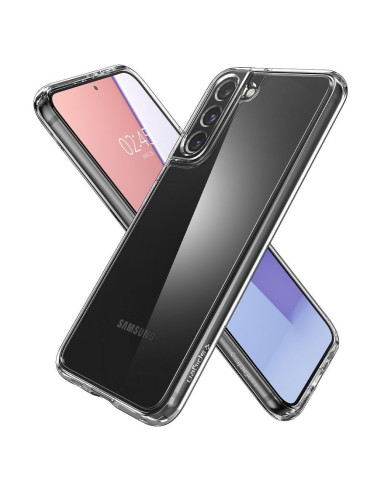 Coque SPIGEN Ultra Hybrid pour SAMSUNG S22 transparent