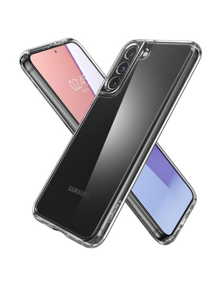 Coque SPIGEN Ultra Hybrid pour SAMSUNG S22 transparent